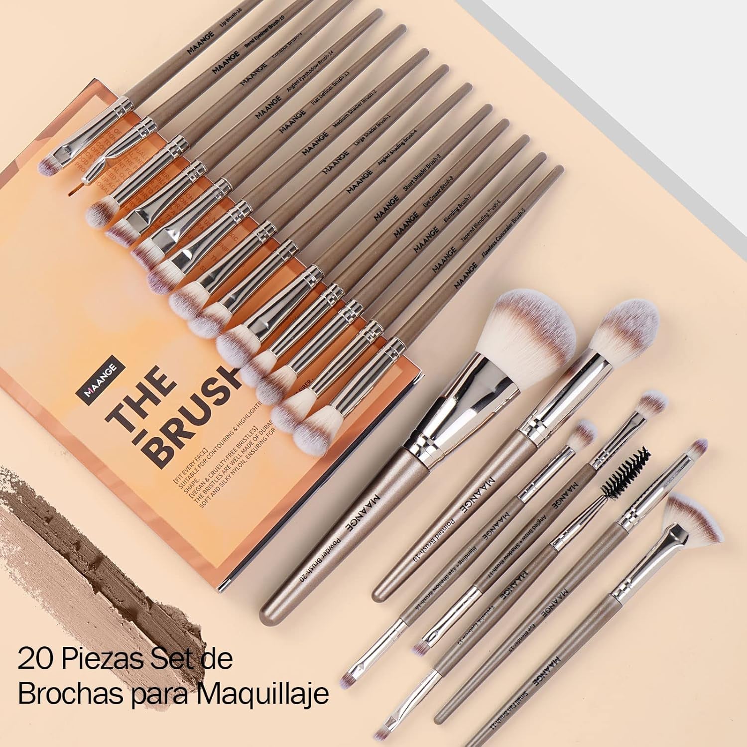 Make up Brushes, 20 Pcs Professional Makeup Brushes Set Foundation Eyeshadow Blush Brush set